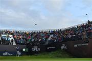 18 July 2019; James Sugrue of Ireland watches his shot on the first tee box during Day One of the 148th Open Championship at Royal Portrush in Portrush, Co Antrim. Photo by Brendan Moran/Sportsfile