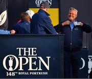 18 July 2019; Darren Clarke of Northern Ireland on the first tee box during Day One of the 148th Open Championship at Royal Portrush in Portrush, Co Antrim. Photo by Brendan Moran/Sportsfile
