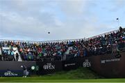 18 July 2019; James Sugrue of Ireland drives off the first tee box during Day One of the 148th Open Championship at Royal Portrush in Portrush, Co Antrim. Photo by Brendan Moran/Sportsfile