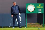 18 July 2019; Darren Clarke of Northern Ireland watches his first tee shot during Day One of the 148th Open Championship at Royal Portrush in Portrush, Co Antrim. Photo by John Dickson/Sportsfile