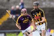 17 July 2019; James Brennan of Kilkenny in action against Sean O'Connor of Wexford during the Bord Gais Energy Leinster GAA Hurling U20 Championship Final match between Kilkenny and Wexford at Innovate Wexford Park in Wexford. Photo by Matt Browne/Sportsfile