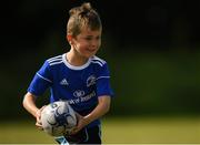 18 July 2019; A participant in action during the Bank of Ireland Leinster Rugby Summer Camp at Seapoint Rugby Club in Glenageary, Dublin. Photo by Harry Murphy/Sportsfile