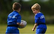 18 July 2019; Participants in action during the Bank of Ireland Leinster Rugby Summer Camp at Seapoint Rugby Club in Glenageary, Dublin. Photo by Harry Murphy/Sportsfile