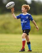 18 July 2019; A participant in action during the Bank of Ireland Leinster Rugby Summer Camp at Seapoint Rugby Club in Glenageary, Dublin. Photo by Harry Murphy/Sportsfile