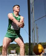 18 July 2019; Sean Mockler of Ireland competing in the Men's 6kg Hammer Throw qualifying rounds during Day One of the European Athletics U20 Championships in Borås, Sweden. Photo by Giancarlo Colombo/Sportsfile