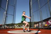 18 July 2019; Sean Mockler of Ireland competing in the Men's 6kg Hammer Throw qualifying rounds during Day One of the European Athletics U20 Championships in Borås, Sweden. Photo by Giancarlo Colombo/Sportsfile