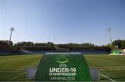 18 July 2019; A general view of Banants Stadium prior to the 2019 UEFA European U19 Championships Group B match between Republic of Ireland and France at Banants Stadium in Yerevan, Armenia. Photo by Stephen McCarthy/Sportsfile