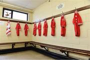 18 July 2019; The Cork dressing room before the EirGrid Munster GAA Football U20 Championship Final match between Cork and Kerry at Páirc Ui Rinn in Cork. Photo by Matt Browne/Sportsfile