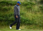 18 July 2019; Tiger Woods of USA on the ninth fairway during Day One of the 148th Open Championship at Royal Portrush in Portrush, Co Antrim. Photo by Brendan Moran/Sportsfile