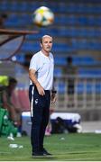 18 July 2019; France head coach Lionel Rouxel during the 2019 UEFA European U19 Championships Group B match between Republic of Ireland and France at Banants Stadium in Yerevan, Armenia. Photo by Stephen McCarthy/Sportsfile