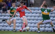 18 July 2019; Blake Murphy of Cork shoots to score his side's goal during the EirGrid Munster GAA Football U20 Championship Final match between Cork and Kerry at Páirc Ui Rinn in Cork. Photo by Matt Browne/Sportsfile