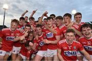 18 July 2019; Cork players celebrate after the EirGrid Munster GAA Football U20 Championship Final match between Cork and Kerry at Páirc Ui Rinn in Cork. Photo by Matt Browne/Sportsfile