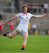14 July 2019; Ruairí Gormley of Tyrone during the EirGrid Ulster GAA Football U20 Championship Final match between Derry and Tyrone at Athletic Grounds in Armagh. Photo by Piaras Ó Mídheach/Sportsfile