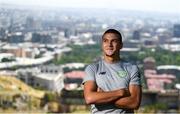 19 July 2019; Republic of Ireland's Ali Reghba poses for a portrait near their team hotel ahead of the final round of group games at the 2019 UEFA European U19 Championships in Yerevan, Armenia. Photo by Stephen McCarthy/Sportsfile