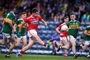 18 July 2019; Colm O'Callaghan of Cork scores a point against Kerry during the EirGrid Munster GAA Football U20 Championship Final match between Cork and Kerry at Páirc Ui Rinn in Cork. Photo by Matt Browne/Sportsfile