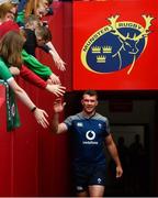 19 July 2019; Peter O'Mahony walks out prior to an Ireland Rugby open training session at Thomond Park in Limerick. Photo by David Fitzgerald/Sportsfile