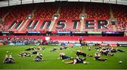 19 July 2019; A general view during an Ireland Rugby open training session at Thomond Park in Limerick. Photo by David Fitzgerald/Sportsfile