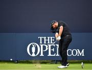 19 July 2019; Shane Lowry of Ireland hits a tee shot from the 1st tee box during Day Two of the 148th Open Championship at Royal Portrush in Portrush, Co Antrim. Photo by Brendan Moran/Sportsfile