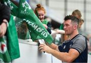 19 July 2019; Peter O'Mahony signs autographs for fans following an Ireland Rugby open training session at Thomond Park in Limerick. Photo by David Fitzgerald/Sportsfile