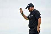 19 July 2019; Shane Lowry of Ireland celebrates a birdie on the 3rd green during Day Two of the 148th Open Championship at Royal Portrush in Portrush, Co Antrim. Photo by Brendan Moran/Sportsfile