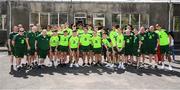 19 July 2019; Republic of Ireland players and staff visit to the Children and Youth Technical Creativity Center of Ajapnyak at the 2019 UEFA European U19 Championships in Yerevan, Armenia. Photo by Stephen McCarthy/Sportsfile