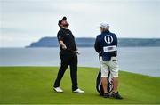 19 July 2019; Shane Lowry of Ireland reacts to a missed putt on the 5th green during Day Two of the 148th Open Championship at Royal Portrush in Portrush, Co Antrim. Photo by Brendan Moran/Sportsfile