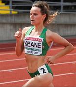 19 July 2019; Jo Keane of Ireland competing in the Women's 800m semifinals during Day Two of the European Athletics U20 Championships in Borås, Sweden. Photo by Giancarlo Colombo/Sportsfile