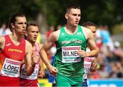 19 July 2019; Mark Milner of Ireland competing in the Men's 800m qualifying rounds during Day Two of the European Athletics U20 Championships in Borås, Sweden. Photo by Giancarlo Colombo/Sportsfile