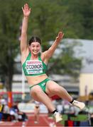 19 July 2019; Kate O'Connor of Ireland competing in the Women's Heptathlon Long Jump during Day Two of the European Athletics U20 Championships in Borås, Sweden. Photo by Giancarlo Colombo/Sportsfile