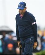 19 July 2019; Padraig Harrington of Ireland reacts after a missed putt on the 12th green during Day Two of the 148th Open Championship at Royal Portrush in Portrush, Co Antrim. Photo by Ramsey Cardy/Sportsfile