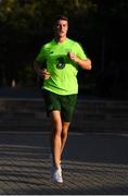 19 July 2019; Republic of Ireland's George McMahon on an evening run near their team hotel ahead of the final round of group games at the 2019 UEFA European U19 Championships in Yerevan, Armenia. Photo by Stephen McCarthy/Sportsfile