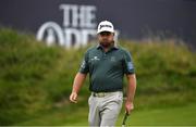 19 July 2019; Graeme McDowell of Northern Ireland acknowledges the gallery on the 18th green after finishing his round during Day Two of the 148th Open Championship at Royal Portrush in Portrush, Co Antrim. Photo by Brendan Moran/Sportsfile