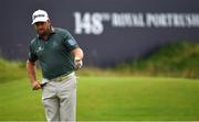 19 July 2019; Graeme McDowell of Northern Ireland lines up a putt on the 18th green during Day Two of the 148th Open Championship at Royal Portrush in Portrush, Co Antrim. Photo by Brendan Moran/Sportsfile