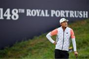 19 July 2019; Haotong Li of China on the 18th green during Day Two of the 148th Open Championship at Royal Portrush in Portrush, Co Antrim. Photo by Brendan Moran/Sportsfile