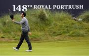 19 July 2019; Rory McIlroy of Northern Ireland on the 18th green after finishing his round during Day Two of the 148th Open Championship at Royal Portrush in Portrush, Co Antrim. Photo by John Dickson/Sportsfile