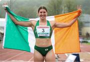 19 July 2019; Kate O'Connor of Ireland after finishing second in the Women's Heptathlon during Day Two of the European Athletics U20 Championships in Borås, Sweden. Photo by Giancarlo Colombo/Sportsfile