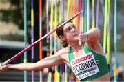 19 July 2019; Kate O'Connor of Ireland competing in the Women's Heptathlon Javelin Throw during Day Two of the European Athletics U20 Championships in Borås, Sweden. Photo by Giancarlo Colombo/Sportsfile