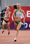 19 July 2019; Davicia Patterson of Ireland on her way to finishing first in the Women's 400m semifinals during Day Two of the European Athletics U20 Championships in Borås, Sweden. Photo by Giancarlo Colombo/Sportsfile