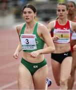 19 July 2019; Kate O'Connor of Ireland competing in the Women's Heptathlon 800m race during Day Two of the European Athletics U20 Championships in Borås, Sweden. Photo by Giancarlo Colombo/Sportsfile