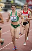 19 July 2019; Kate O'Connor of Ireland competing in the Women's Heptathlon 800m race during Day Two of the European Athletics U20 Championships in Borås, Sweden. Photo by Giancarlo Colombo/Sportsfile