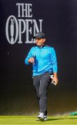 20 July 2019; Francesco Molinari of Italy makes his way to the 1st tee during Day Three of the 148th Open Championship at Royal Portrush in Portrush, Co Antrim. Photo by John Dickson/Sportsfile