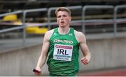 20 July 2019; David Ryan of Ireland competing in the Men's 4x400m Relay qualifying rounds during Day Three of the European Athletics U20 Championships in Borås, Sweden. Photo by Giancarlo Colombo/Sportsfile