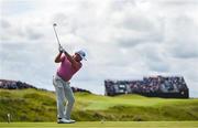 20 July 2019; Graeme McDowell of Northern Ireland plays a tee shot from the 16th tee box during Day Three of the 148th Open Championship at Royal Portrush in Portrush, Co Antrim. Photo by Ramsey Cardy/Sportsfile