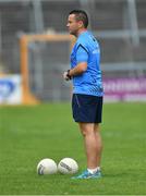 20 July 2019; Donegal manager Maxi Curran before the TG4 All-Ireland Ladies Football Senior Championship Group 4 Round 2 match between Donegal and Tyrone at TEG Cusack Park in Mullingar, Co. Westmeath. Photo by Piaras Ó Mídheach/Sportsfile