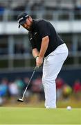 20 July 2019; Shane Lowry of Ireland putts on the 1st green during Day Three of the 148th Open Championship at Royal Portrush in Portrush, Co Antrim. Photo by Brendan Moran/Sportsfile