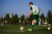 20 July 2019; Brandon Kavanagh during a Republic of Ireland training session ahead of their final group game of the 2019 UEFA European U19 Championships at the FFA Technical Centre in Yerevan, Armenia. Photo by Stephen McCarthy/Sportsfile