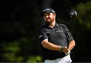 20 July 2019; Shane Lowry of Ireland watches his tee shot from the 5th tee box during Day Three of the 148th Open Championship at Royal Portrush in Portrush, Co Antrim. Photo by Brendan Moran/Sportsfile