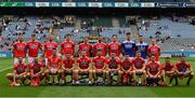 20 July 2019; The Cork panel prior to the GAA Football All-Ireland Senior Championship Quarter-Final Group 2 Phase 2 match between Cork and Tyrone at Croke Park in Dublin. Photo by Seb Daly/Sportsfile