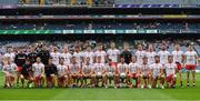 20 July 2019; The Tyrone panel prior to the GAA Football All-Ireland Senior Championship Quarter-Final Group 2 Phase 2 match between Cork and Tyrone at Croke Park in Dublin. Photo by Seb Daly/Sportsfile