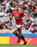 20 July 2019; Luke Connolly of Cork celebrates after scoring his side's first goal during the GAA Football All-Ireland Senior Championship Quarter-Final Group 2 Phase 2 match between Cork and Tyrone at Croke Park in Dublin. Photo by David Fitzgerald/Sportsfile